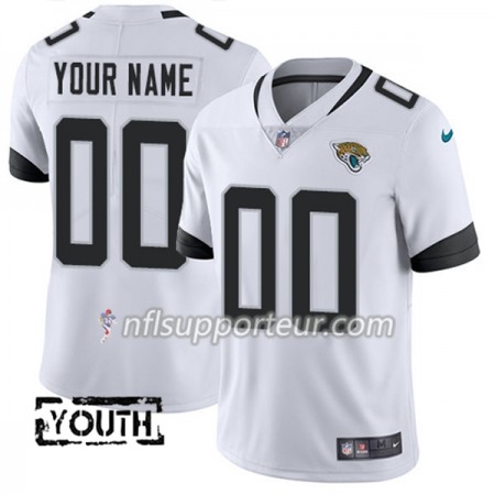 Maillot Enfant Jacksonville Jaguars Personnalisé Blanc